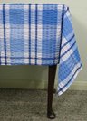 View Item Seersucker Square Tablecloth 36 x 36" (Blue)